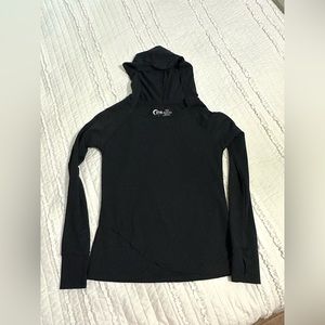 ZYIA Black Hoodie Sweatshirt